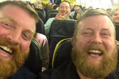 Απίστευτο και όμως αληθινό: Γνώρισε το… σωσία του μέσα στο αεροπλάνο (photos)