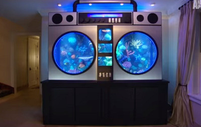 Ενυδρείο... subwoofer αγόρασε ο Butler! (video)