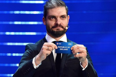 Ο Χαριστέας στην κλήρωση του Euro!