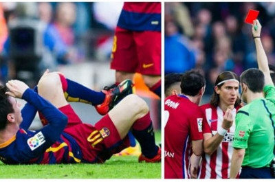 Τιμωρήθηκε για το θανατηφόρο τάκλιν στο Μέσι ο Φελίπε Λουίς! (video)