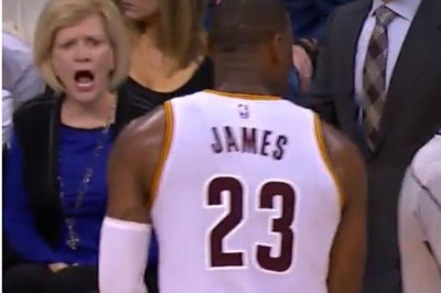 Απίστευτη οπαδός, έβρισε μέσα στη μούρη τον Λεμπρόν! (video)