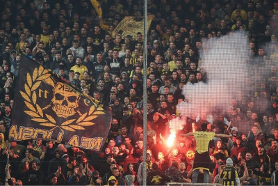 Γιούχα σε FIFA, UEFA και Γκιρτζίκη από τους οργανωμένους της ΑΕΚ!