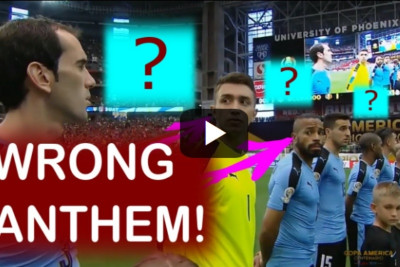 Επική γκάφα: Έπαιξαν λάθος ύμνο στο Ουρουγουάη-Μεξικό! (video)