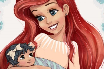 Οι ηρωίδες της Disney έγιναν μαμάδες!