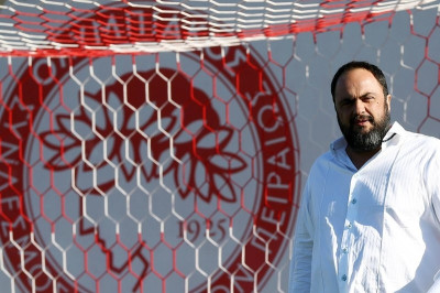 Ολυμπιακός: Παρόντος Μαρινάκη ο Αγιασμός (photos)