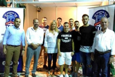ΑΕ Σπάρτη: Τζενετέα και Βαλιώτης στο περίπτερο της ΠΑΕ στη Σελλασία