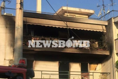 Ανείπωτη τραγωδία στο Μενίδι: Κάηκαν ζωντανοί μητέρα και γιος (pics&vids)