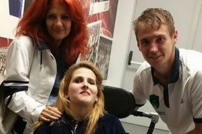 Η Μυρτώ της Πάρου είδε από κοντά την αγαπημένη της ΑΕΚ!