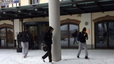 Πήγε για προπόνηση με χιόνια η ΑΕΚ (photos)