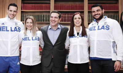 Στο Μέγαρο Μαξίμου η αποστολή του Ευρωπαϊκού Πρωταθλήματος