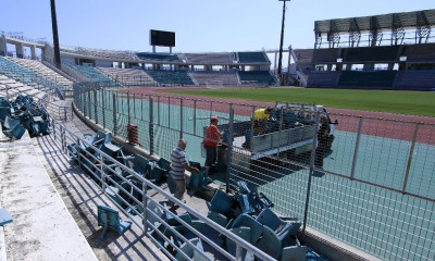 Τελικός Κυπέλλου: Στο φουλ οι εργασίες στο Πανθεσσαλικό! (photos)