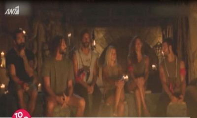 Survivor: Το νεύμα του Κοκκινάκη στον Αγγελόπουλο κατά τη διάρκεια της ψηφοφορίας