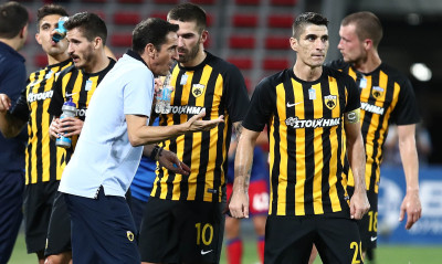 AEK: Πρόβα - τζενεράλε με Πλατανιά