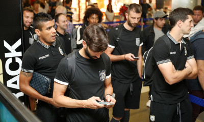 ΠΑΟΚ: Υποδοχή με ελληνική σημαία στην Σουηδία