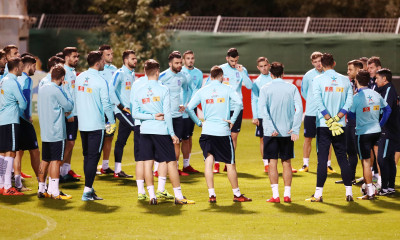 Ελλάδα-Κροατία: Η τελευταία προπόνηση της «γαλανόλευκης» (pics+vid)