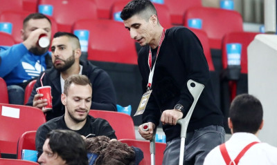 Ελλάδα-Κροατία: Τρομερή σκηνή με Μάνταλο-Καρεμπέ (vid, pics)