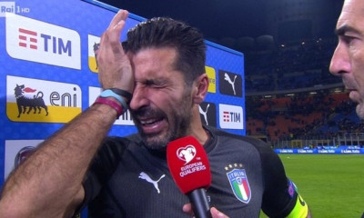 Συγκλονιστικό: Ξέσπασε σε κλάματα ο Μπουφόν και είπε το «αντίο»! (vid)