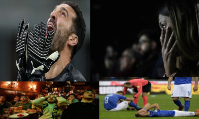 Το δράμα της Ιταλίας μετά τον αποκλεισμό από το Μουντιάλ σε 14 συγκλονιστικά κλικ! (pics)