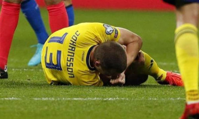 Ιταλία - Σουηδία: Συγκινητική αφιέρωση στον Γιόχανσον! (photo)