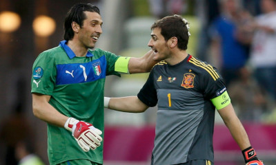 Επική ατάκα Κασίγιας σε Μπουφόν για να μην σταματήσει το ποδόσφαιρο (photo)