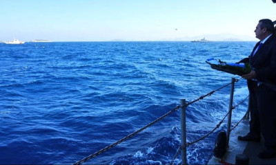 Ίμια: Ο Καμμένος καταθέτει στεφάνι για τους νεκρούς ήρωες και οι Τούρκοι προκαλούν
