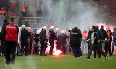 Ολυμπιακός: «Έτσι κάνουν οι ακραίοι οπαδοί του όταν χάνει» (photos)