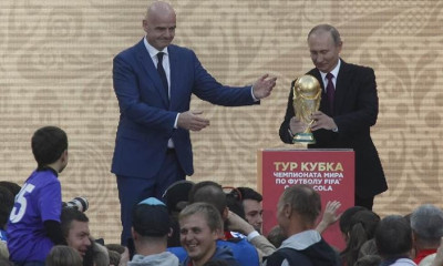 Συνάντηση Πούτιν με Ινφαντίνο στο Σότσι – Στο επίκεντρο το Μουντιάλ 2018