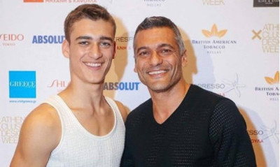 O γιος του Στέλιου Κρητικού σε μια ανατρεπτική φωτογράφιση