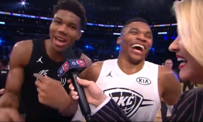 NBA All Star Game: Επικό τρολάρισμα Αντετοκούνμπο σε Ουέστμπρουκ (video)