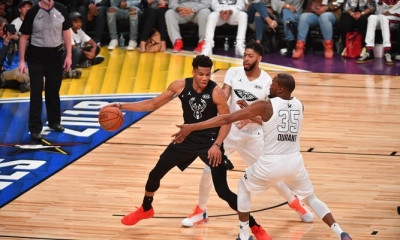 NBA All Star Game: Ο ΛεΜπρόν νίκησε Αντετοκούνμπο και πήρε το θρίλερ (photos+video)