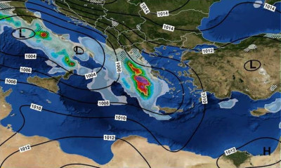 Καιρός: Μετεωρολογική «βόμβα» σαρώνει τη χώρα - Πού θα «χτυπήσει» η κακοκαιρία τις επόμενες ώρες