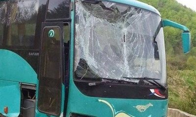 Τροχαίο με μαθητικό λεωφορείο στη Θεσσαλονίκη