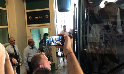 Στο ΟΑΚΑ η αποστολή του Ολυμπιακού (video)