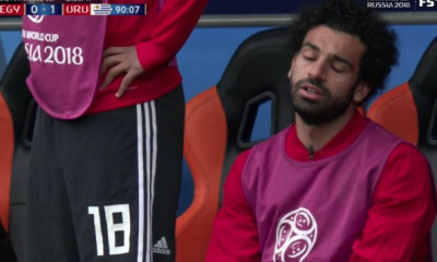 Παγκόσμιο Κύπελλο Ποδοσφαίρου 2018: Η αντίδραση του Σαλάχ στο γκολ της Ουρουγουάης (video)