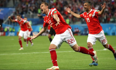 Παγκόσμιο Κύπελλο Ποδοσφαίρου 2018: Ρωσία-Αίγυπτος 3-1 (photos)