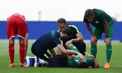 Παναθηναϊκός: Κάκωση στο γόνατο ο Ινσούα