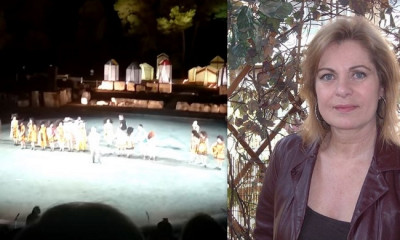 Συγκίνηση στην Επίδαυρο - Αφιέρωσαν την παράσταση «Θεσμοφοριάζουσες» στη Χρύσα Σπηλιώτη