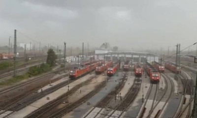 Θυελλώδεις άνεμοι ξηλώνουν τεράστια οροφή - Συγκλονιστικό βίντεο