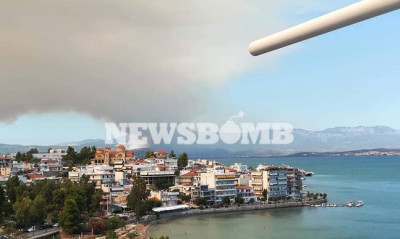 Μεγάλη πυρκαγιά στην Εύβοια - Εκκενώνονται δυο περιοχές