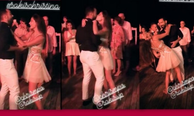 Τανιμανίδης-Μπόμπα: Ο χορός, το καυτό φιλί και όλα όσα έγιναν στο πάρτι πριν τον γάμο τους!