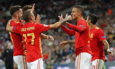 «Γκρέμισε» το Γουέμπλεϊ η Ισπανία στο ντεμπούτο του Λουίς Ενρίκε