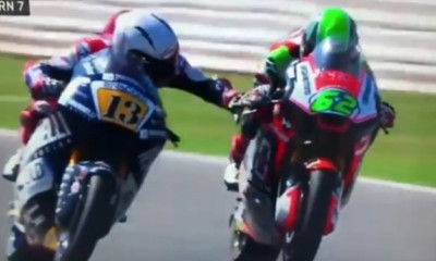 Αδιανόητο! Πάτησε το φρένο αντιπάλου στο Moto2!(video)