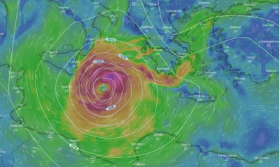 Κυκλώνας «Ζορμπάς» - Θρίλερ για το πού θα χτυπήσει: Μεγάλα τα προβλήματα από τον «Ξενοφών» (pics)