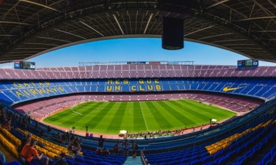 Ισπανία: Πλημμύρισε το «Καμπ Νου»! (photo)