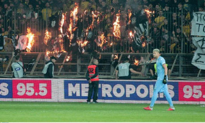 Άρης-ΠΑΟΚ: Τρομερά πράγματα, μπούκαραν στο γήπεδο με μάσκες! (photos)