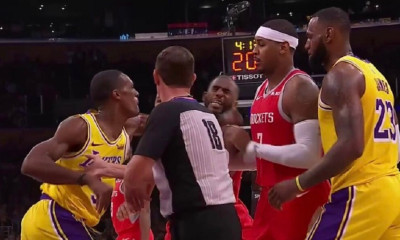 Έπεσαν μπουνιές στο Λέικερς-Ρόκετς! (video)