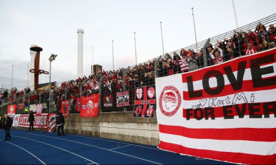 Ντουντελάνζ - Ολυμπιακός: Η «ερυθρόλευκη»… κατάληψη (photos)