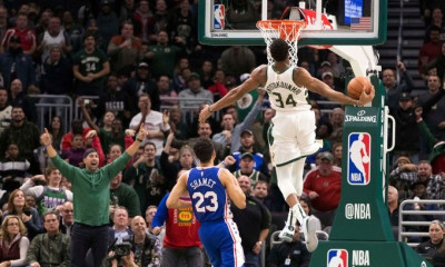 NBA: «Διπλός» Γιάννης στο Top-10 (video)