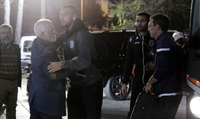 ΠΑΟΚ-Παναθηναϊκός: Υποδοχή από Ιβάν και ιδιαίτερο τετ α τετ με Ουάρντα (photos)