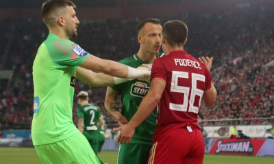 Ολυμπιακός-Παναθηναϊκός: Ένταση Κάτσε-Ποντένσε και πολλά νεύρα! (photos)